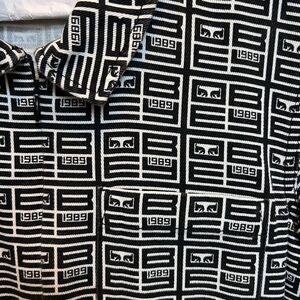 Obey Black and White Graphic Jumpsuit